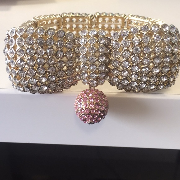 Jewelry - Rhinestone Bow Bracelet